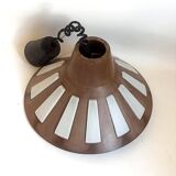 Bakelite pendant light up and down 70s Diameter 40 cm