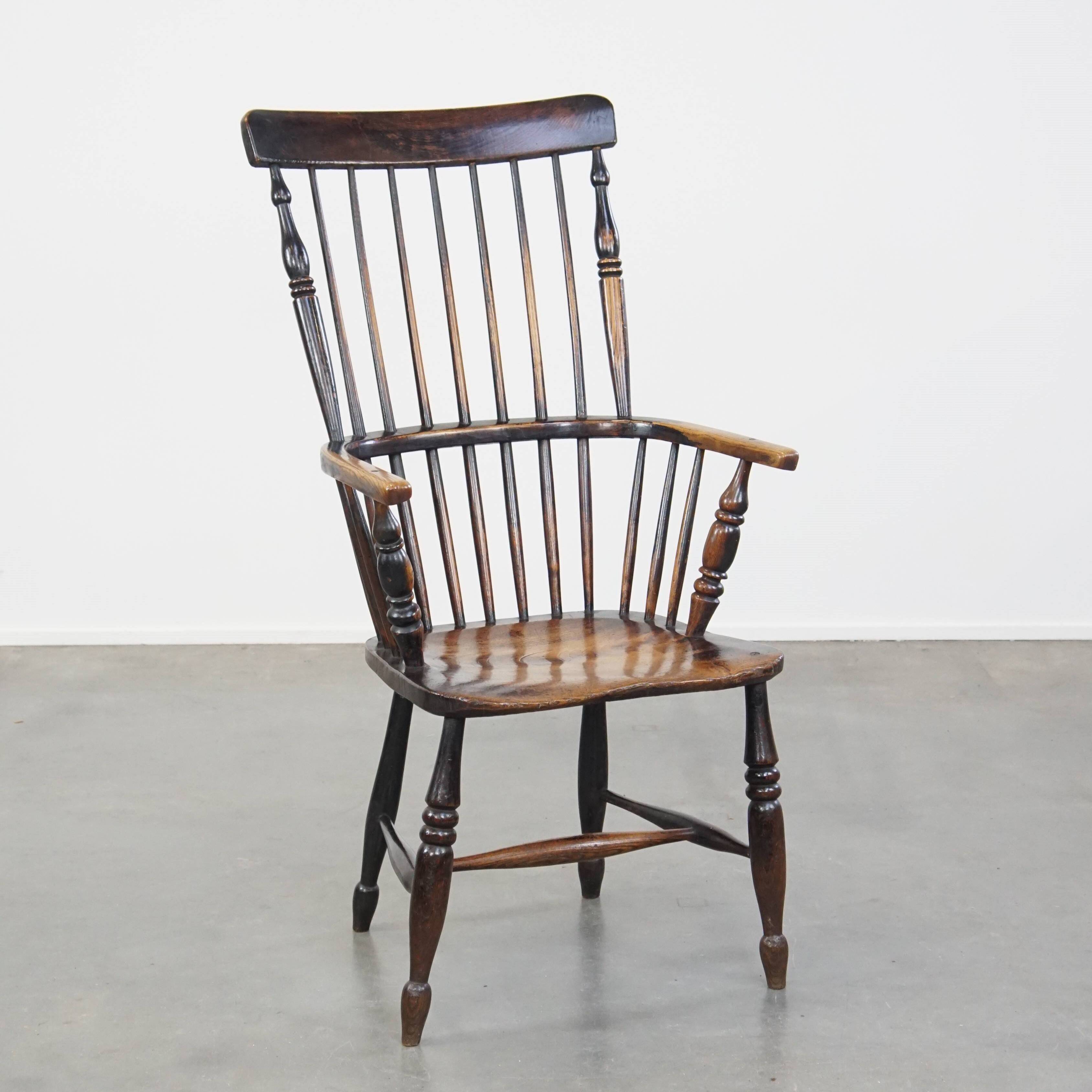 Antique Wooden Spindle Windsor Chair