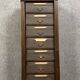 Large Napoleon III period oak cardboard box