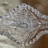 Vintage cut crystal vase