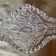 Vintage cut crystal vase