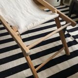 Transat de plage chilienne en bois et coton