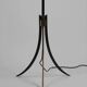 Black and Brass Floor Lamp, Model KT 706 — Konsthantverk Tyringe, Sweden, 1950s