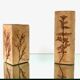 Pair of ceramic vases by Raymonde Leduc, Vallauris 60s