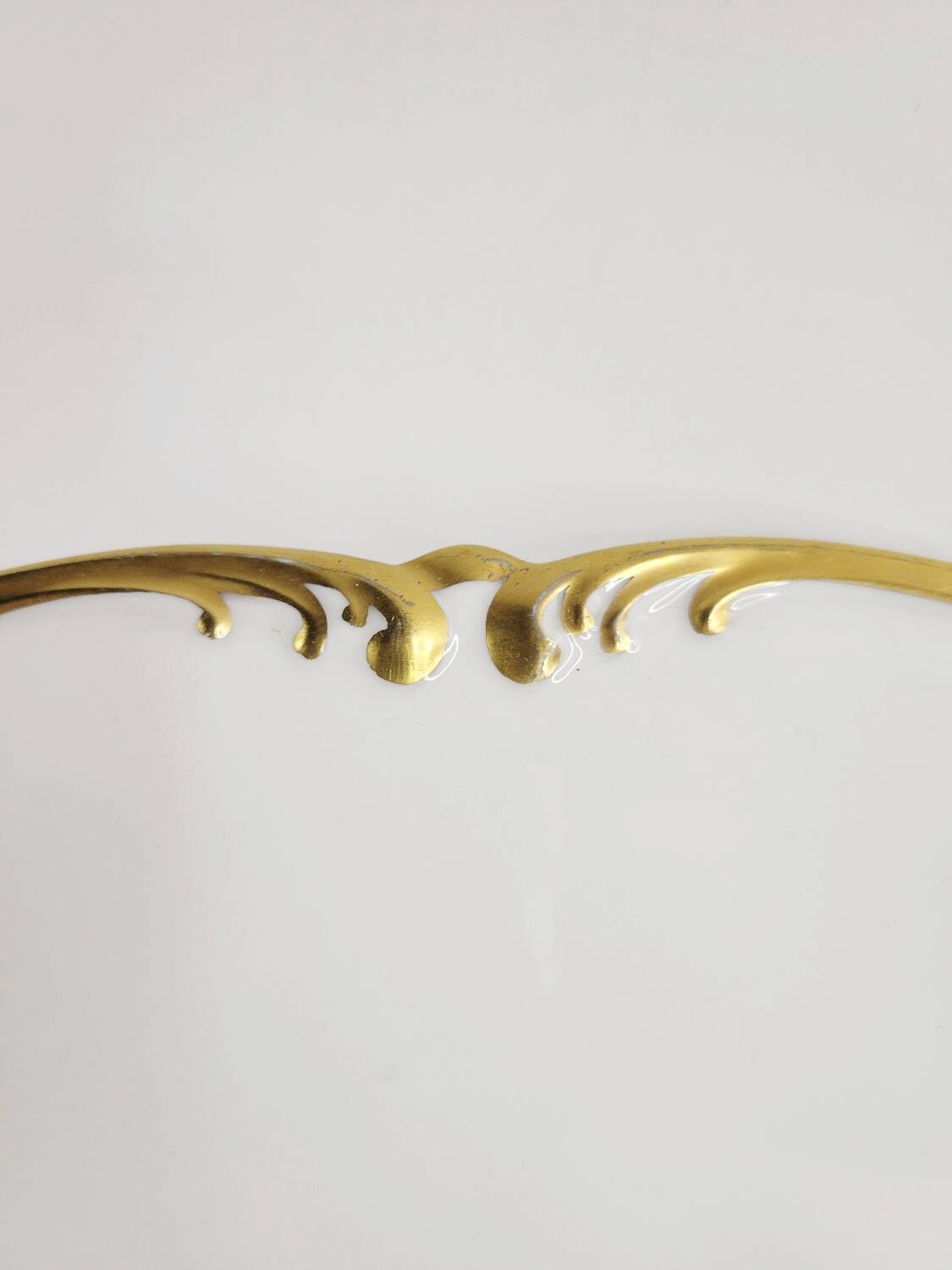 Golden porcelain plate, Tirschenreuth, Bavaria