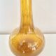 Golden yellow Biot soliflore vase