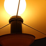 Murano glass table lamp, very particular pink color, Italia 1950s