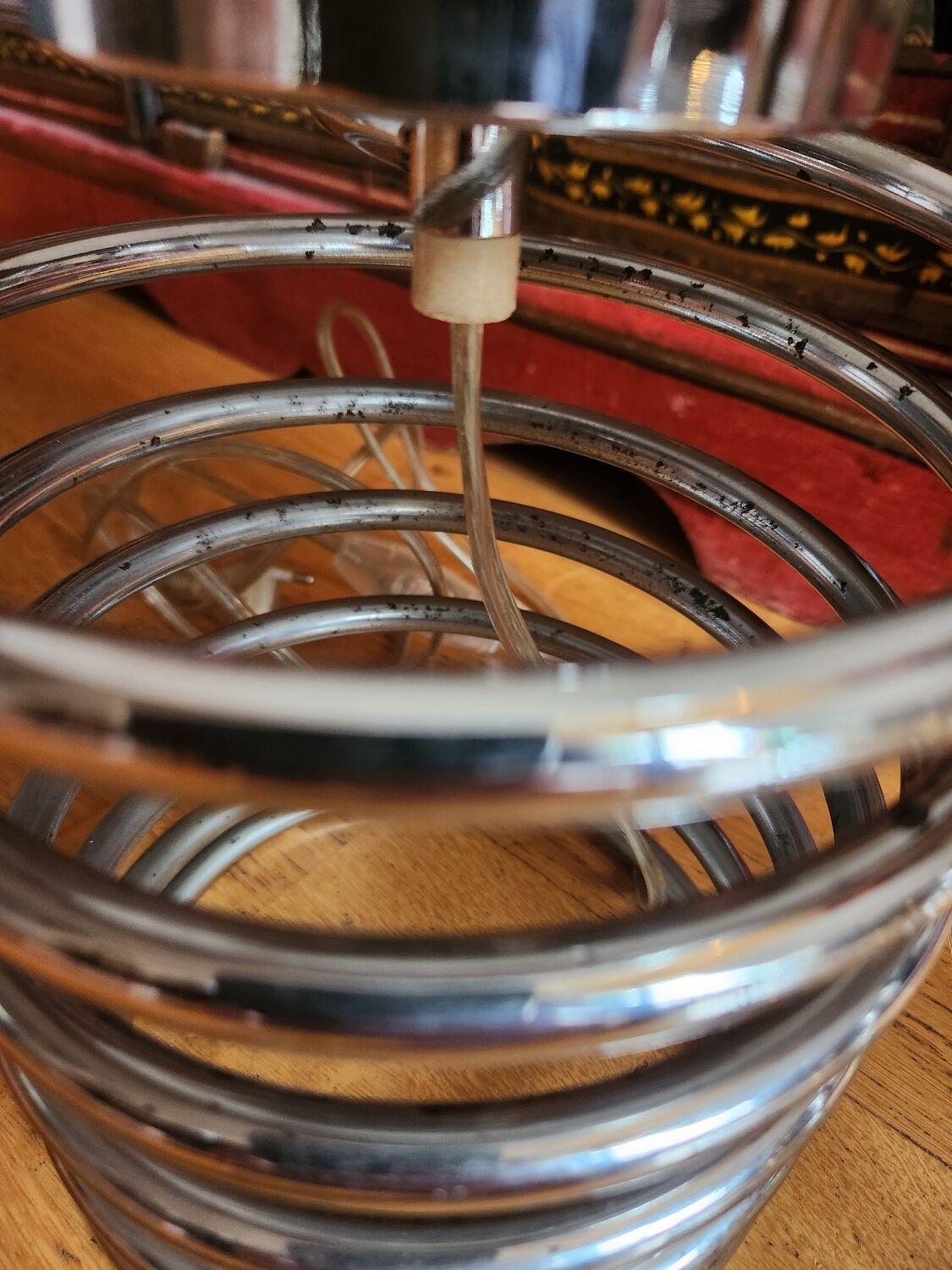 2 "spring" lamps by Ingo Maurer