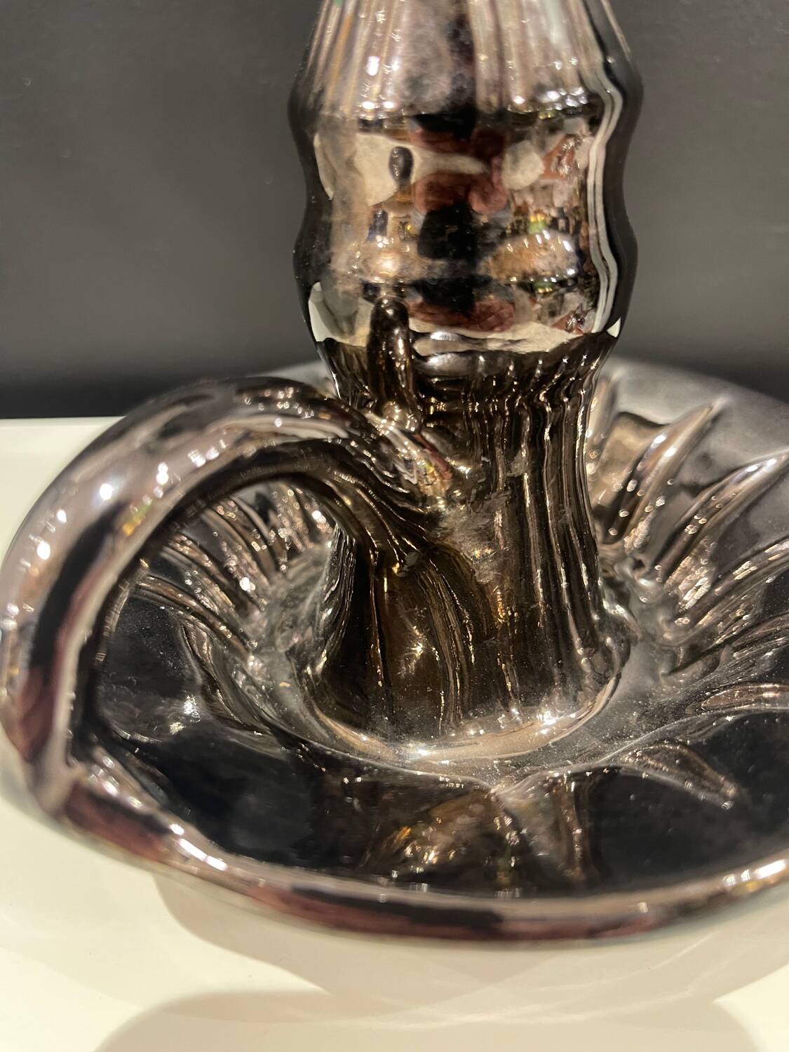 Ceramic candle holder 1970