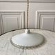 Suspension in serrated opaline and porcelain early twentieth century