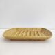 Asparagus dish in yellow ceramic slip sarreguemines France vintage