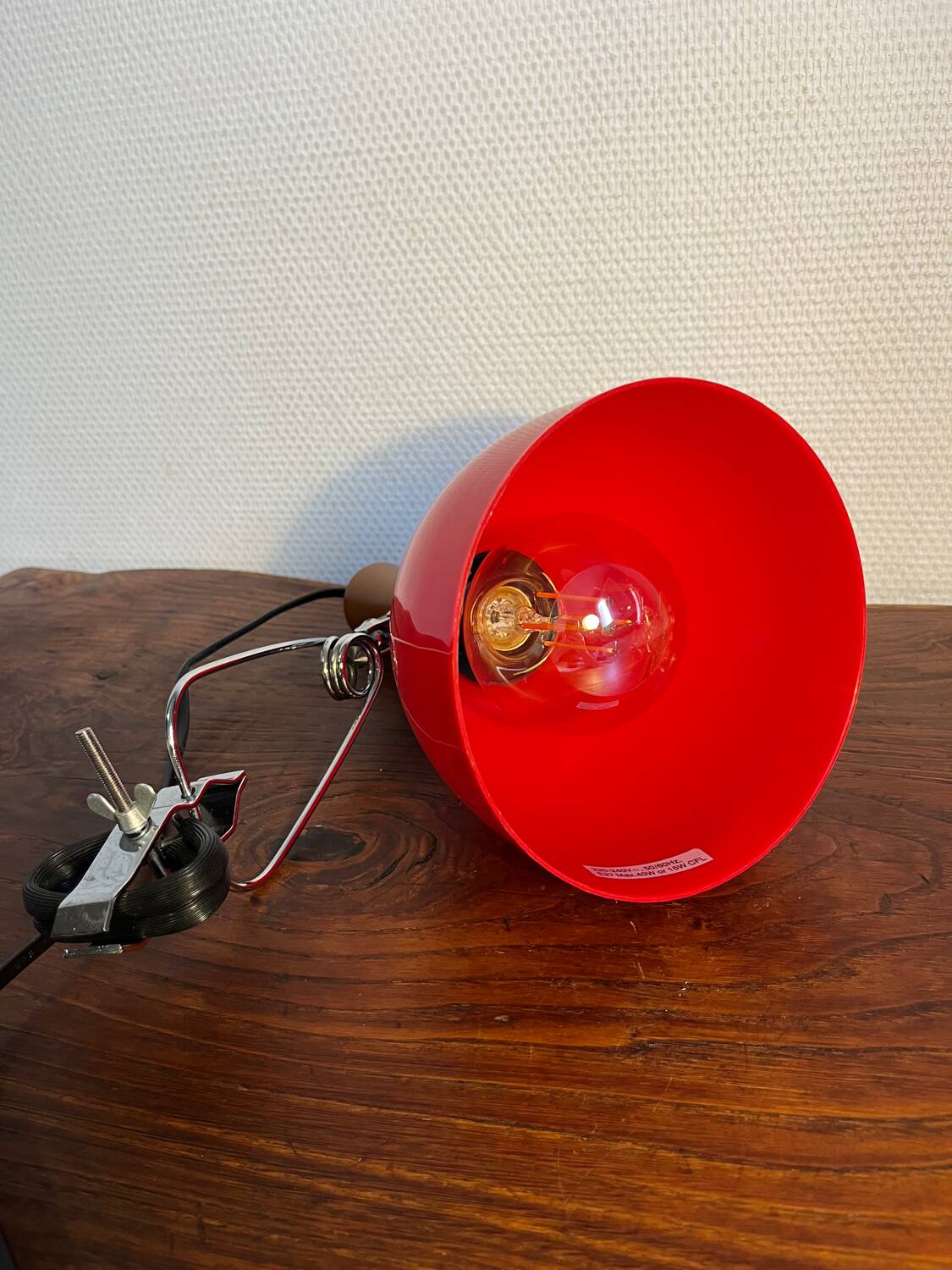 Lampe d’atelier à pince