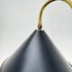 Mid-century adjustable brass desk lamp, 1970s
