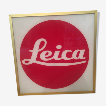 Vintage leica light sign
