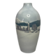 Royal Copenhagen (attributed to) 20th century polychrome porcelain vase