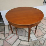 Old half-moon table