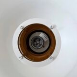Industrial hanging lamp by Glashütte Limburg, 1960s modernist