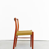 Table de salle à manger par Nanna Ditzel pour Saren Willadsen et chaises conçues par Kai Lyngfeldt-Larsen