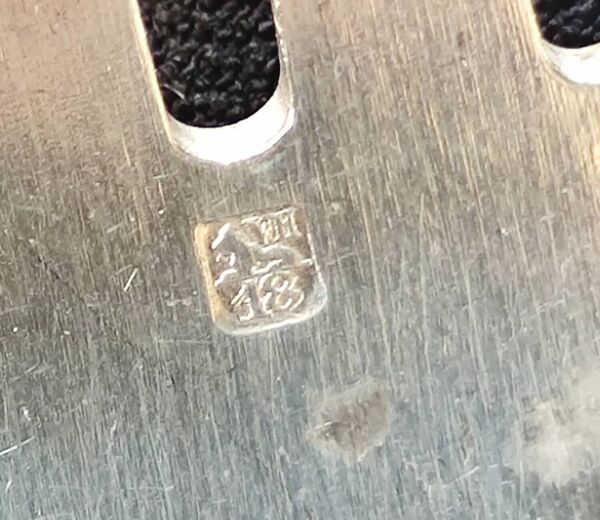 6 anciennes fourchettes couverts à huîtres métal argenté orfèvrerie Apollo