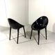 Philippe Starck glossy Super Impossible chairs, Kartell Italy