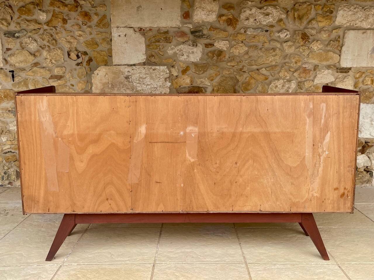 Vintage enfilade in ash and mahogany circa 1950s