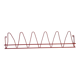Red wire coat/shoe rack