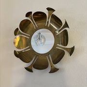 Miroir en laiton doré, 1970