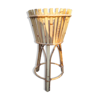 Rattan and bamboo holder plants
