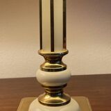 Pair of Art Deco brass lamps