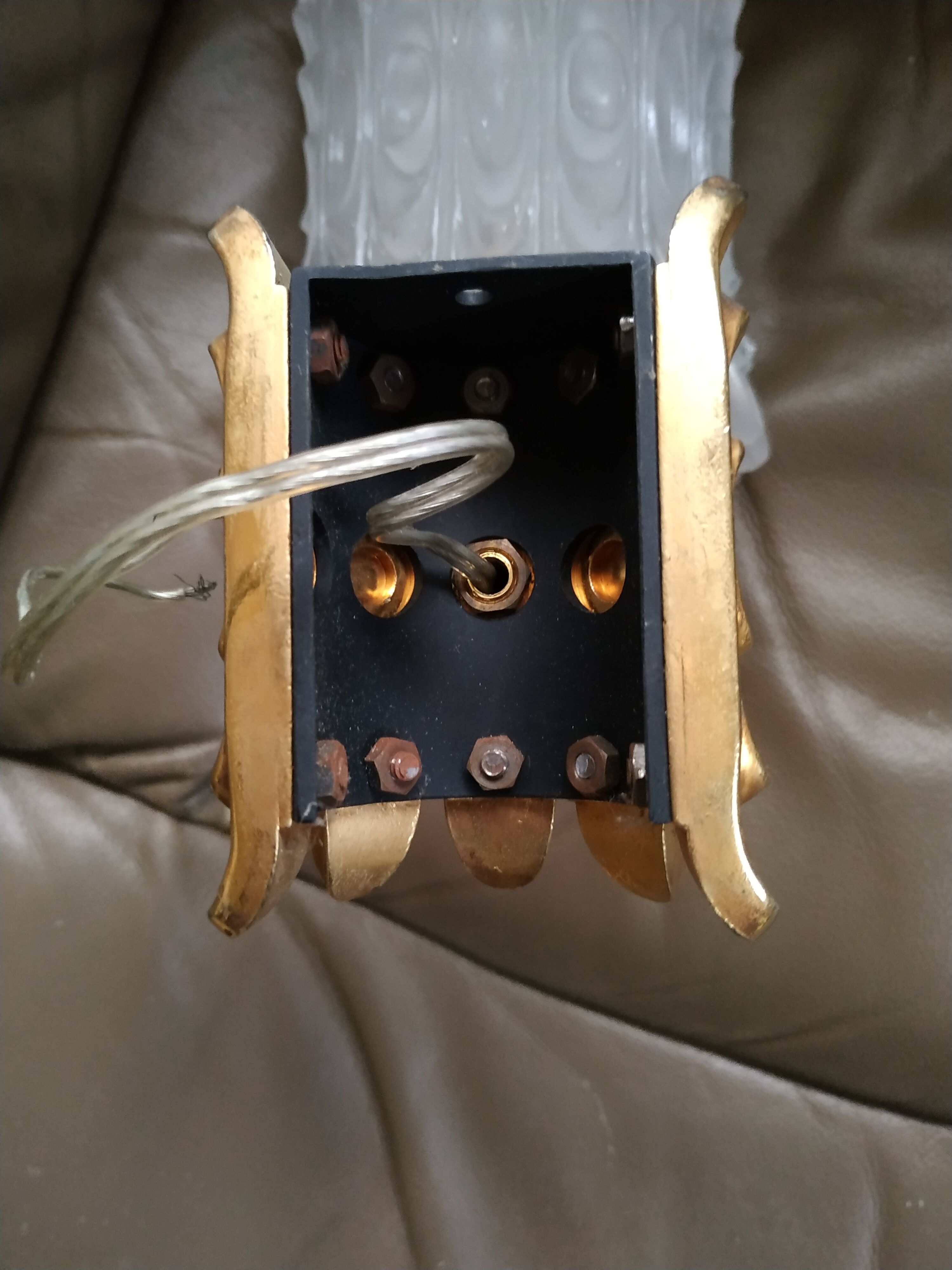 Pair of vintage wall sconces