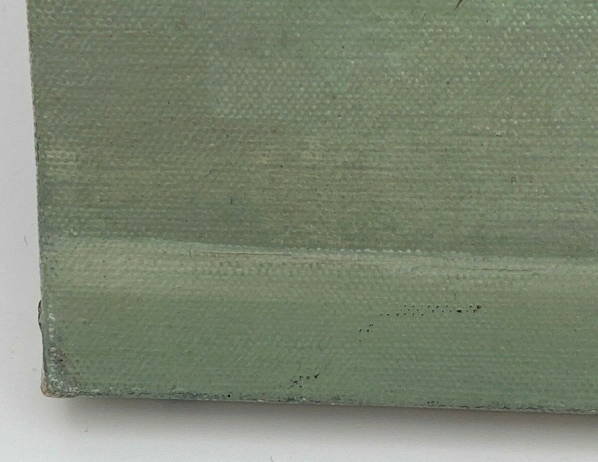 Huile sur toile par Charlène le Perron l'ecuelle jaune nature morte
