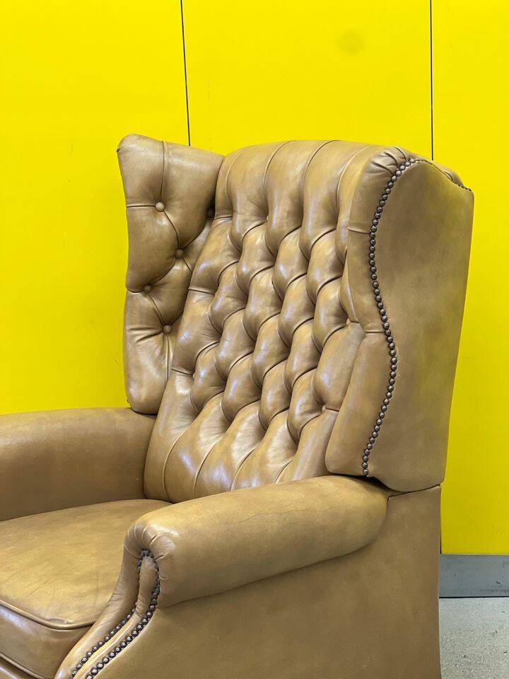 Vintage Handmade Chesterfield Recliner Armchair