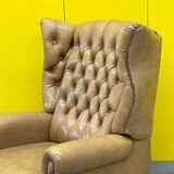 Vintage Handmade Chesterfield Recliner Armchair
