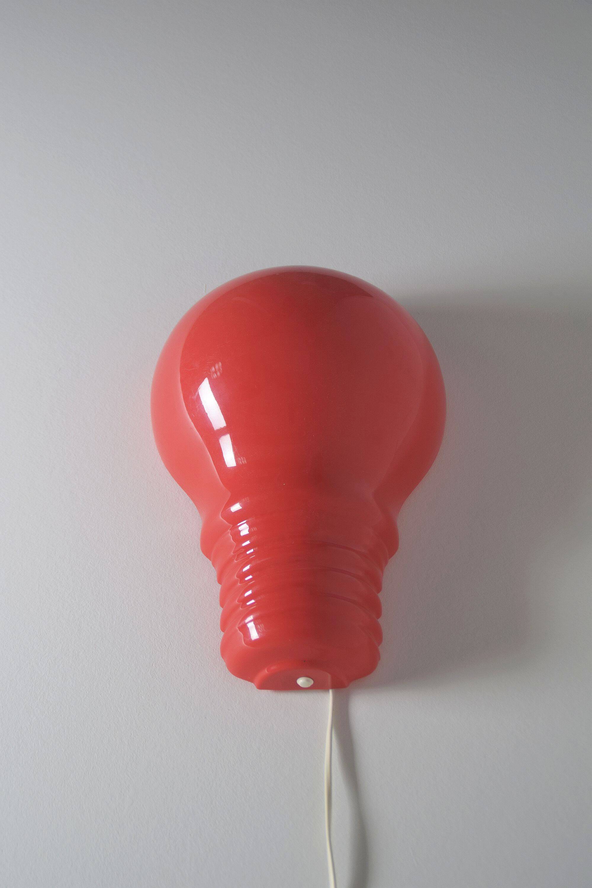 Pop Art wall lamp by Zicoli Limbach, 1980s