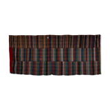 Vintage striped turkish kilim rug 185 x 393 cm