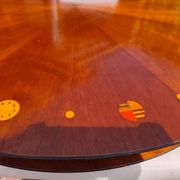 Unique cherry wood table from Italy from the 1960s/70s.