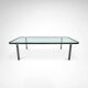 T112 steel and glass coffee table by Horst Bruning for Kill International