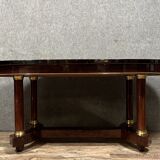Oval table empire style mahogany circa 1900-1930