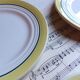 4 Dessert plates in semi-porcelain Ceranord