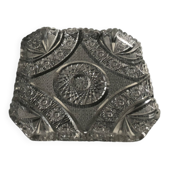Square crystal pocket tray