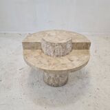 Mactan or Fossil Stone Coffee Table by Magnussen Ponte, 1980s