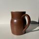 Brown ceramic pitcher H: 20 cm