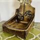 Ceramic catch-all/soap dish Le Trident 1960s/70s Vallauris