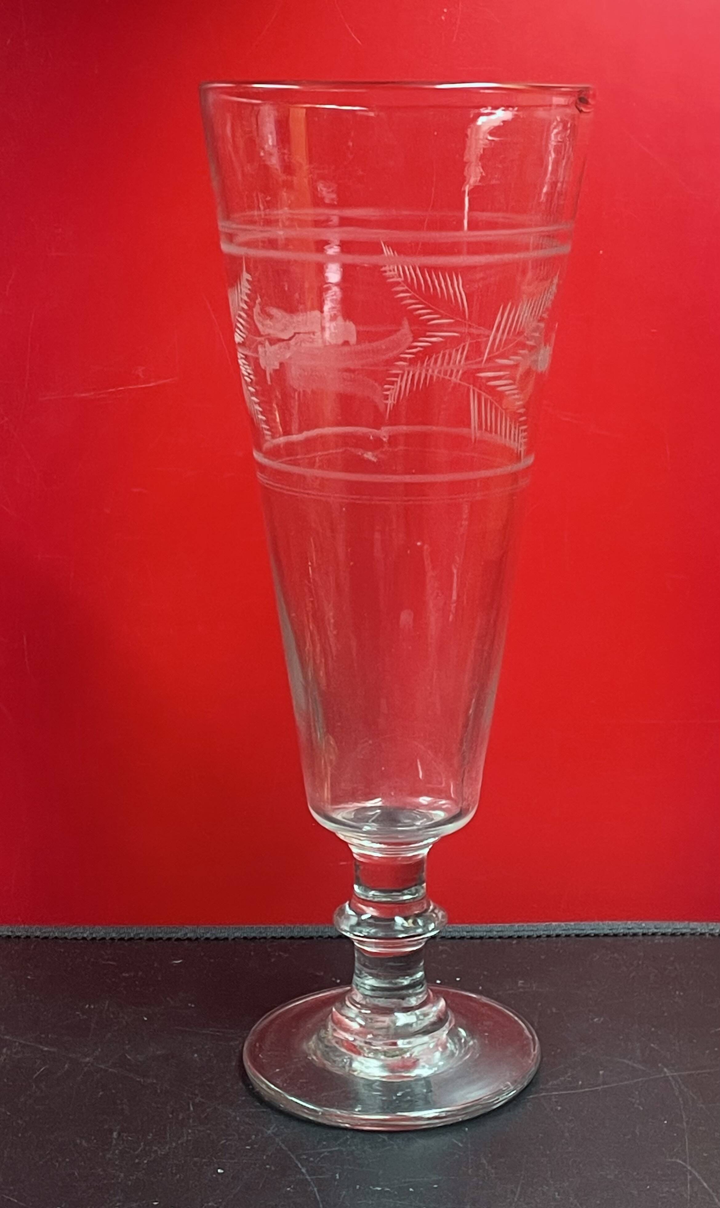 Superb and relatively rare 28.5cm conscript glass - could be used as a vase