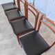Chaises de salle à manger vintage stol kamnik : années 1970, style scandinave moderne, ensemble de 4