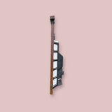 Open cast iron fireplace, Art Nouveau style