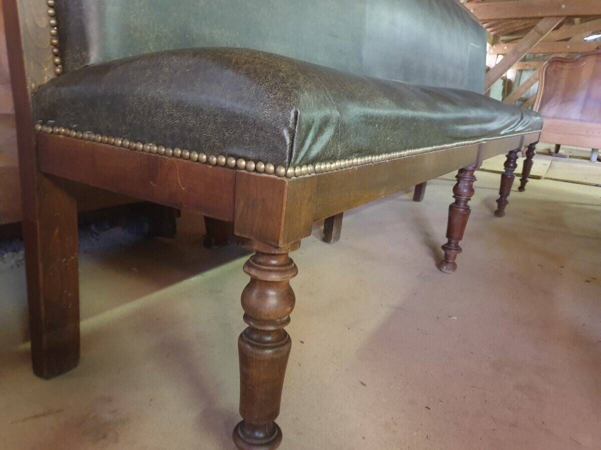 Elegant Pair of Long Café Benches - Early 20th Century