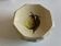 Set of 6 plates in mid-century fruit glazed clay