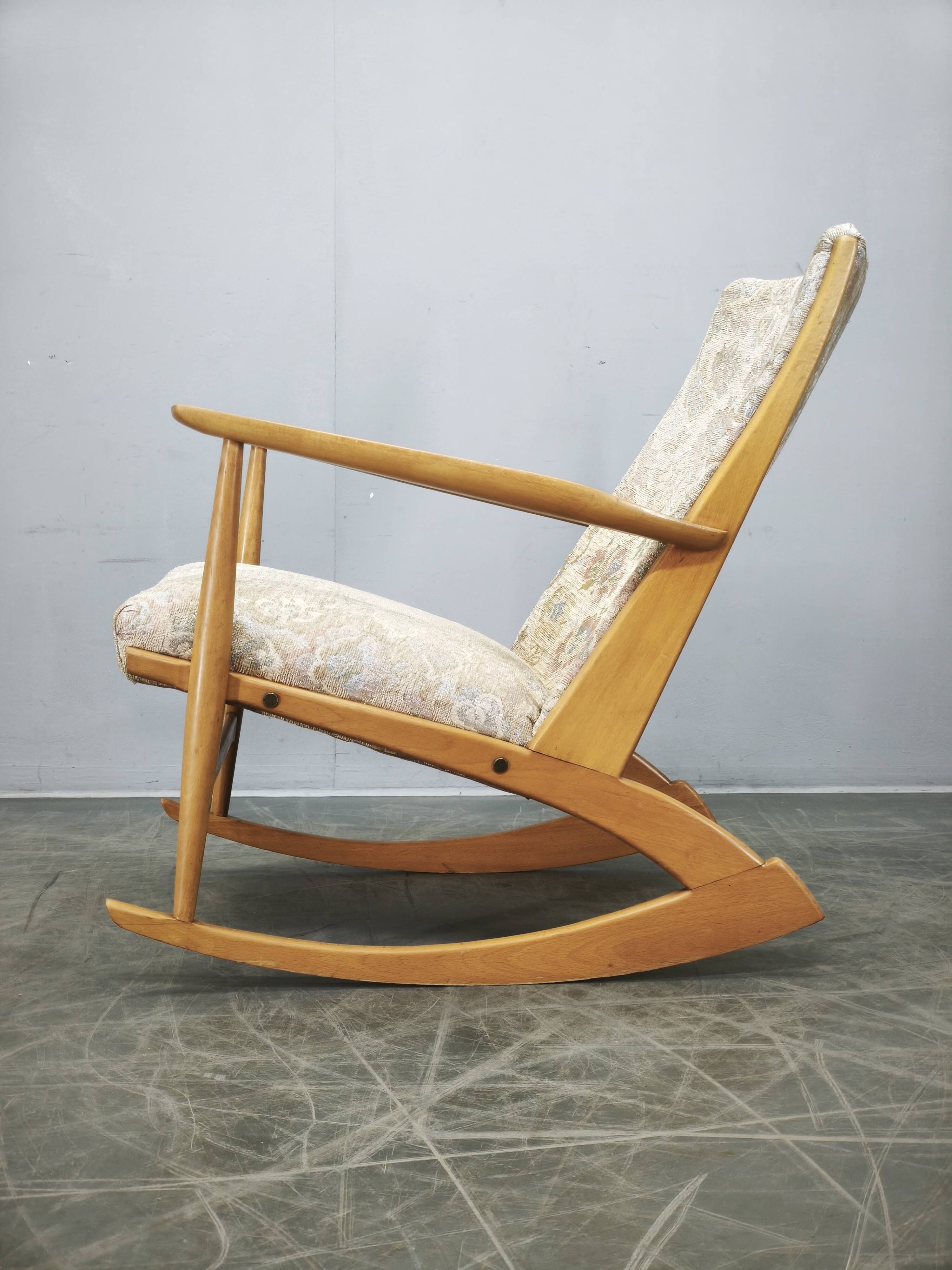 Boomerang Rocking Chair by Holger Georg Jensen, Denmark, 1960s