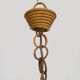 Rattan pendant light 1950s